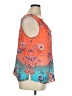DR2 100% Polyester Orange Sleeveless Blouse Size XL - photo 4
