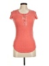 Chaser Orange Short Sleeve Henley Size M - photo 1