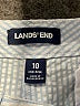 Lands' End Houndstooth Green Shorts Size 10 - photo 3
