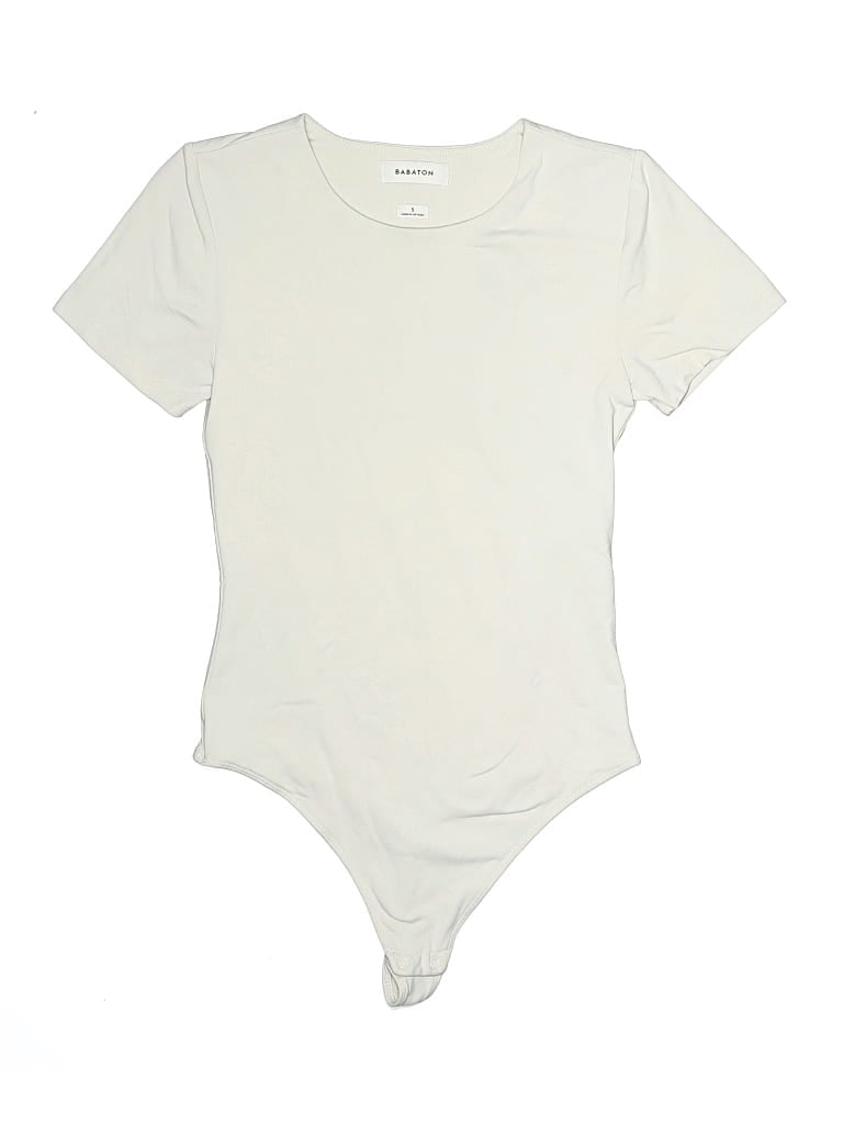 Pre-owned Babaton Bodysuit In Ivory