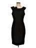Calvin Klein Solid Black Cocktail Dress Size 8 - photo 1