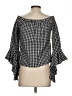 1.State Black 3/4 Sleeve Blouse Size S - photo 2