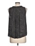 Ann Taylor 100% Polyester Black Sleeveless Blouse Size L (petite) - photo 2