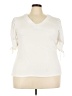 Kim & Cami Ivory Short Sleeve Top Size 2X - photo 1