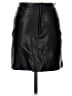MNG 100% Polyester Black Faux Leather Skirt Size XS - photo 1