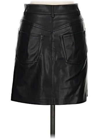MNG Faux Leather Skirt (view 2)