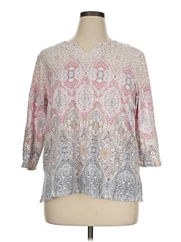 Alfred Dunner 3/4 Sleeve Blouse (view 1)
