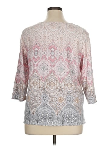 Alfred Dunner 3/4 Sleeve Blouse (view 2)