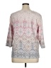 Alfred Dunner Silver 3/4 Sleeve Blouse Size 1X - photo 2