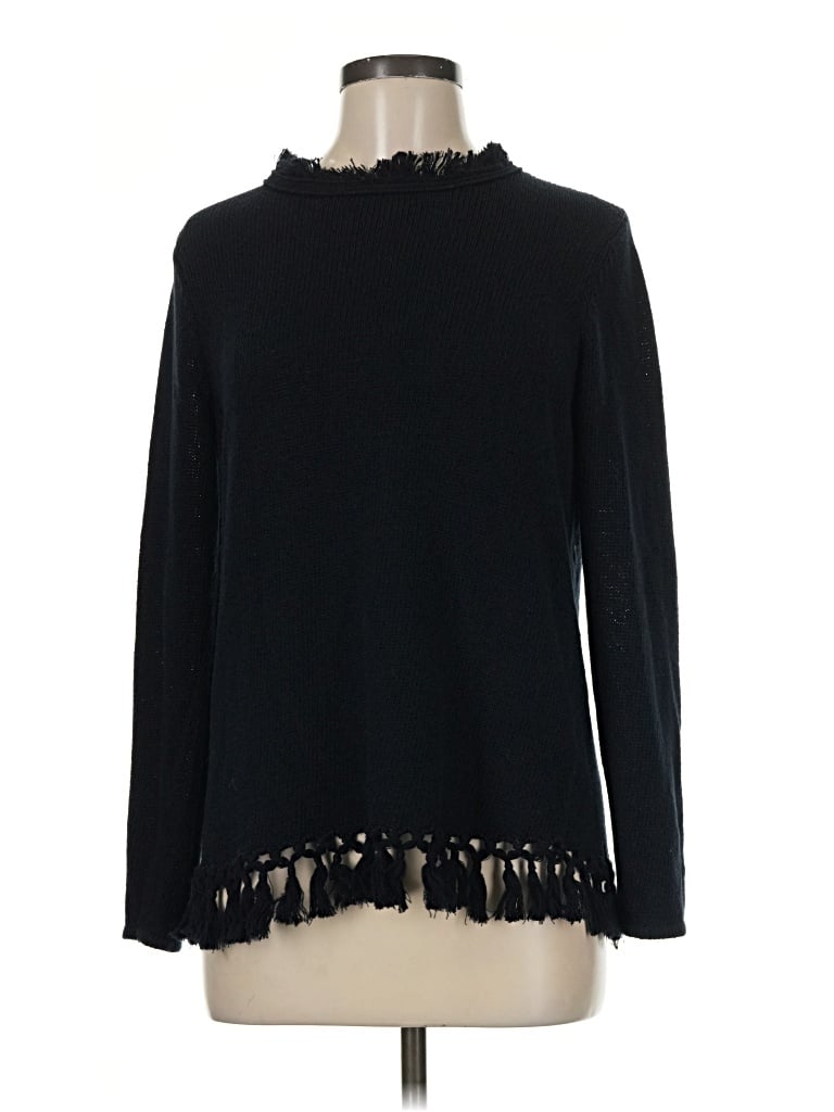 Pre-owned J. Mclaughlin Turtleneck Sweater In Black