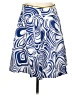 CAbi Graphic Blue Casual Skirt Size 4 - photo 1