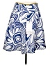 CAbi Graphic Blue Casual Skirt Size 4 - photo 2