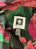 Anne Klein 100% Polyester Floral Red Coat Size 6 - photo 6