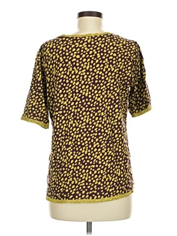 LOGO by Lori Goldstein Short Sleeve Blouse (view 2)