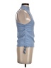 Almost Famous Blue Sleeveless Top Size S - photo 4