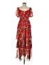Miss Selfridge Red Cocktail Dress Size 8 - photo 1