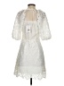 Lucy Paris 100% Polyester Ivory Cocktail Dress Size S - photo 2