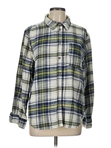 Love Tree Long Sleeve Button-Down Shirt (view 1)