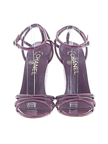 Chanel CC Quilted Wedge Sandal  (view 2)