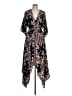 Lulus 100% Polyester Paisley Black Casual Dress Size L - photo 1