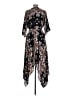 Lulus 100% Polyester Paisley Black Casual Dress Size L - photo 2