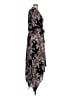 Lulus 100% Polyester Paisley Black Casual Dress Size L - photo 4