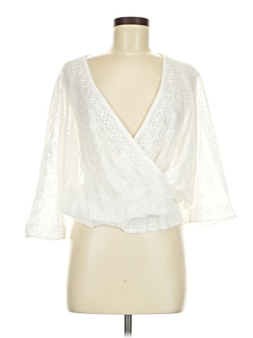 Midnight Velvet 3/4 Sleeve Blouse (view 1)