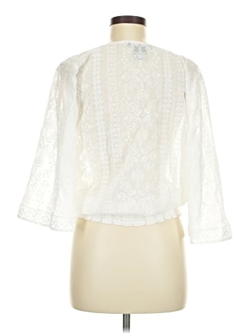Midnight Velvet 3/4 Sleeve Blouse (view 2)