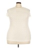 Torrid Ivory Short Sleeve Top Size 2X Plus (2) - photo 1