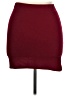 Unbranded 100% Polyester Solid Burgundy Casual Skirt Size 1X - photo 2