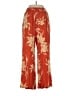 Angie 100% Rayon Tropical Orange Casual Pants Size S - photo 2