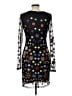 Aqua Graphic Black Cocktail Dress Size L - photo 2