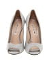 Manolo Blahnik Silver Heels Size EU 37 1/2 - photo 2