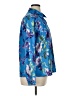 Unbranded 100% Polyester Floral Blue Long Sleeve Blouse Size XL - photo 4