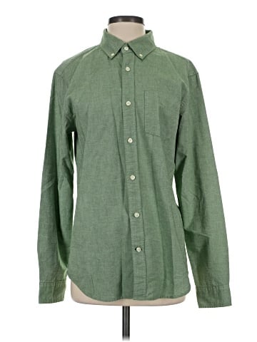 Gap Long Sleeve Button-Down Shirt (view 1)