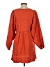 Joie 100% Linen Orange 3/4 Sleeve Blouse Size XS - photo 2