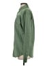 Gap 100% Cotton Chevron-herringbone Green Long Sleeve Button-Down Shirt Size XS - photo 5