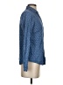 J. McLaughlin Polka Dots Blue Long Sleeve Button-Down Shirt Size 4 - photo 4