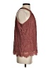 Paper Crane 100% Polyester Burgundy Sleeveless Blouse Size S - photo 4