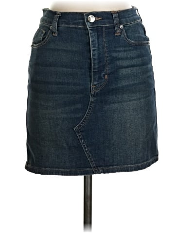 We the Free Denim Skirt (view 1)