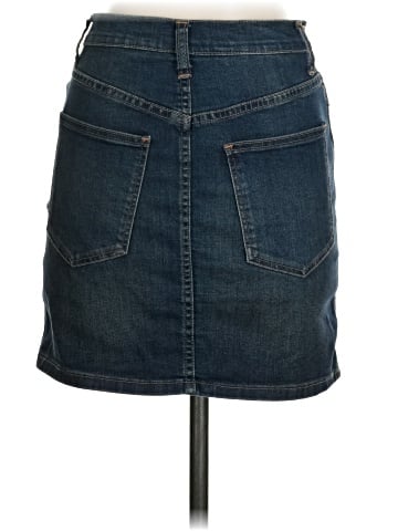 We the Free Denim Skirt (view 2)