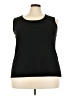 Just My Size Black Sleeveless Top Size 3X - photo 1