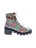 Gucci Floral Green Ankle Boots Size EU (IT) 37 / US 7 - photo 1