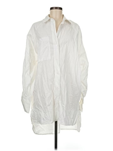 Topshop 3/4 Sleeve Button-Down Shirt (view 1)