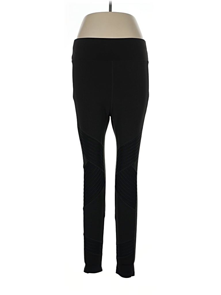 Pre-owned Pop Fit Active Pants In Black