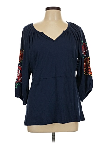 DG^2 by Diane Gilman 3/4 Sleeve Blouse (view 1)
