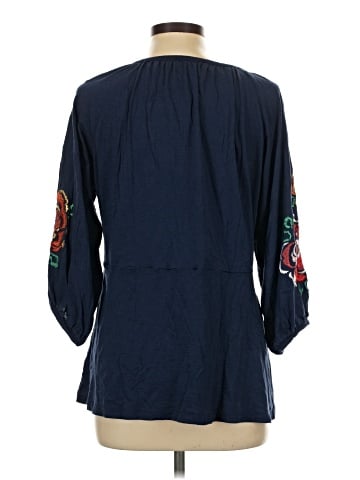 DG^2 by Diane Gilman 3/4 Sleeve Blouse (view 2)