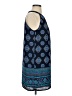 Artisan NY 100% Polyester Paisley Blue Casual Dress Size 4 - photo 4
