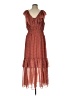 Max Studio 100% Polyester Polka Dots Red Casual Dress Size L - photo 1