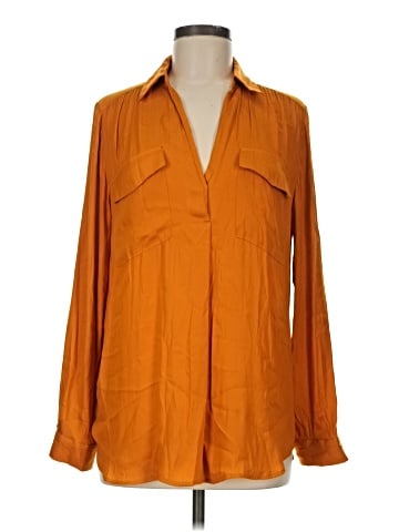 Ann Taylor Long Sleeve Blouse (view 1)